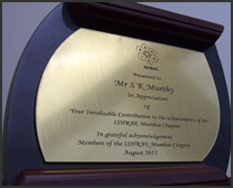 ISHRAE – Mumbai Chapter Served as chapter president 1997- 1998